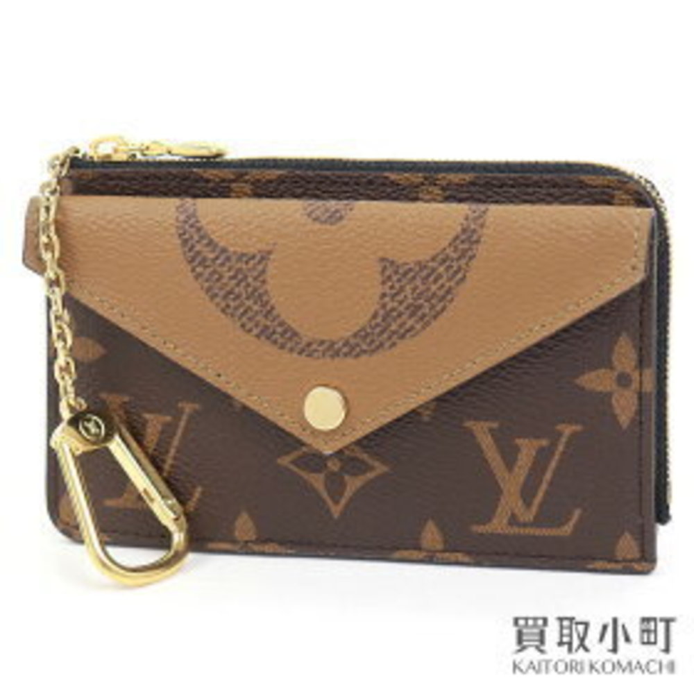 Louis Vuitton Card Case Porto Cult Recto Verso Reverse Wallet Keychain LV